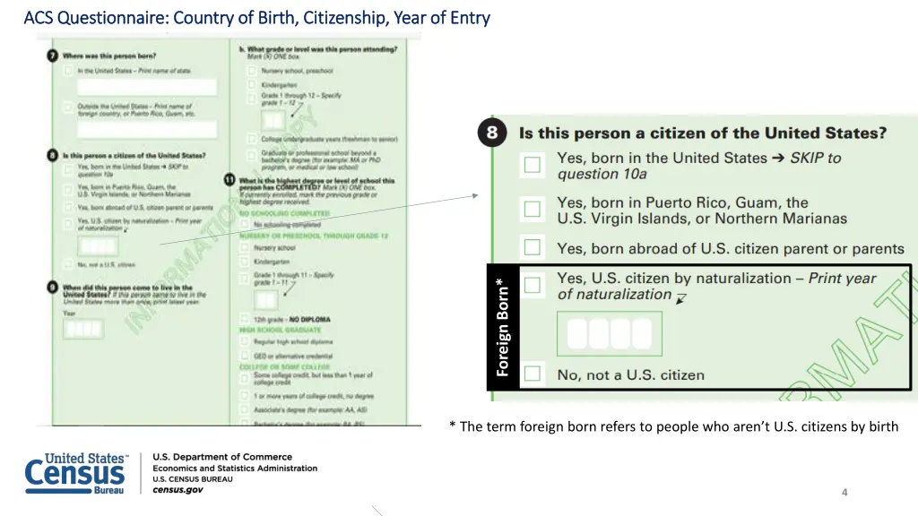 acs questionnaire country of birth citizenship