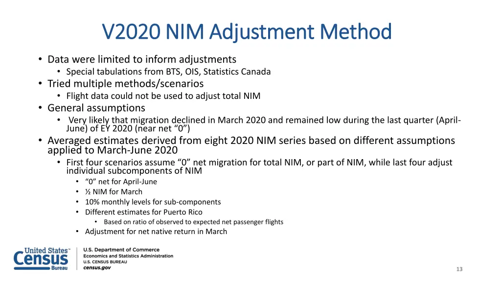 v2020 nim adjustment method v2020 nim adjustment