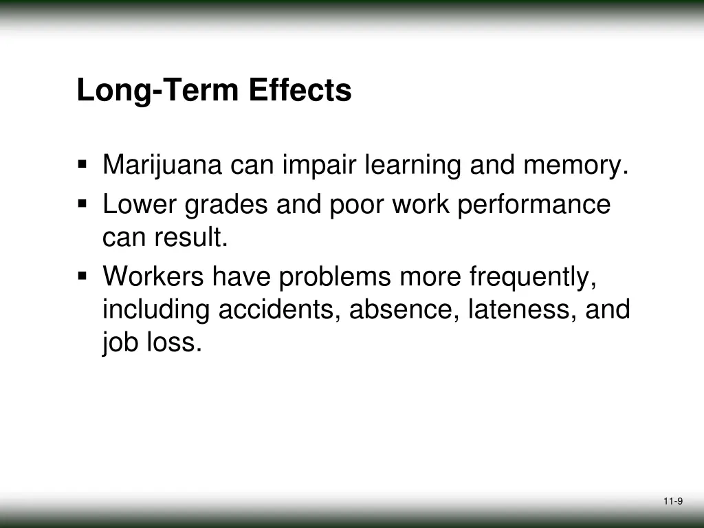 long term effects