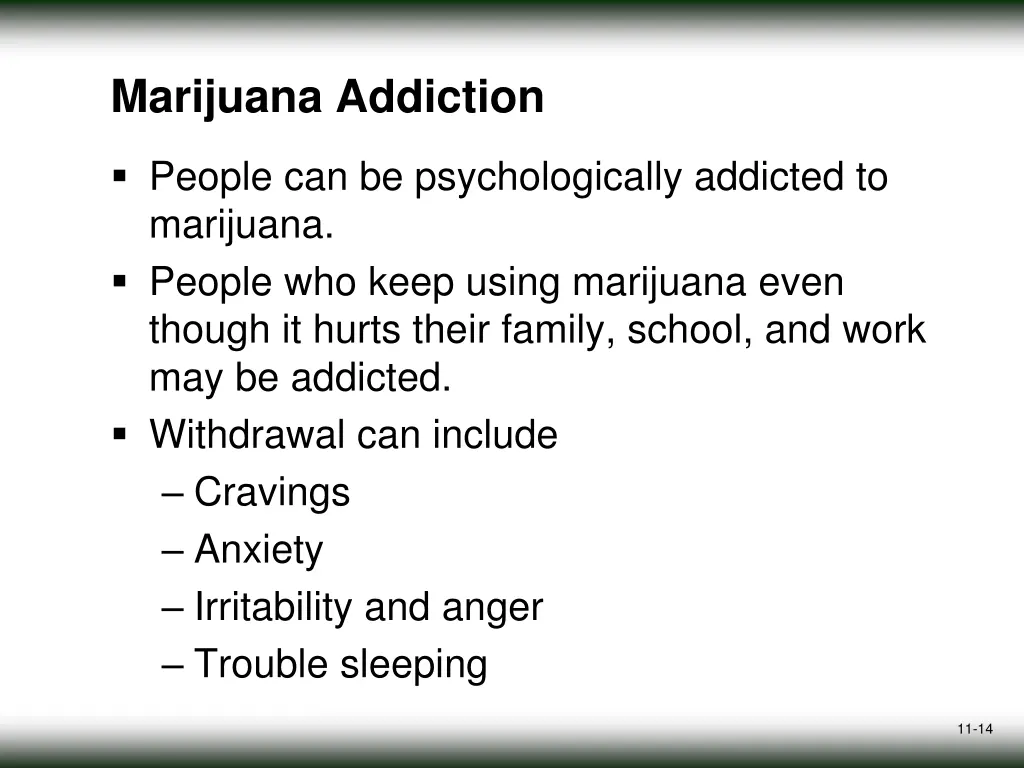 marijuana addiction