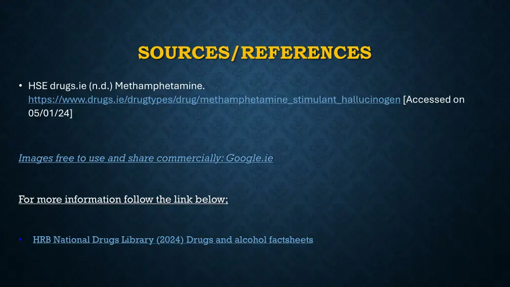 sources references