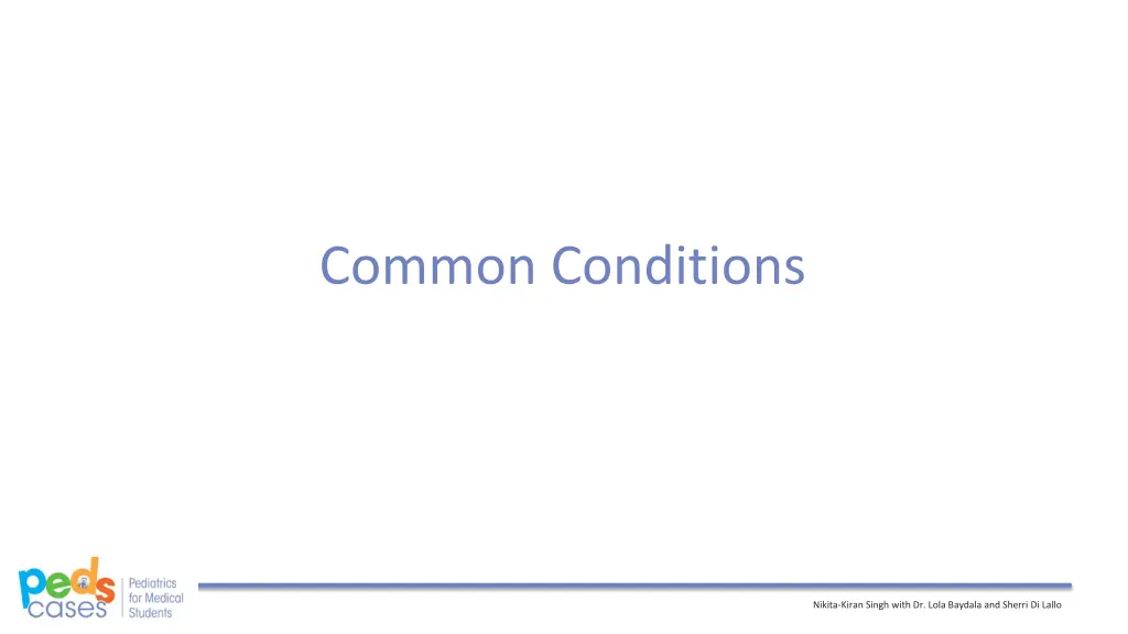 common conditions