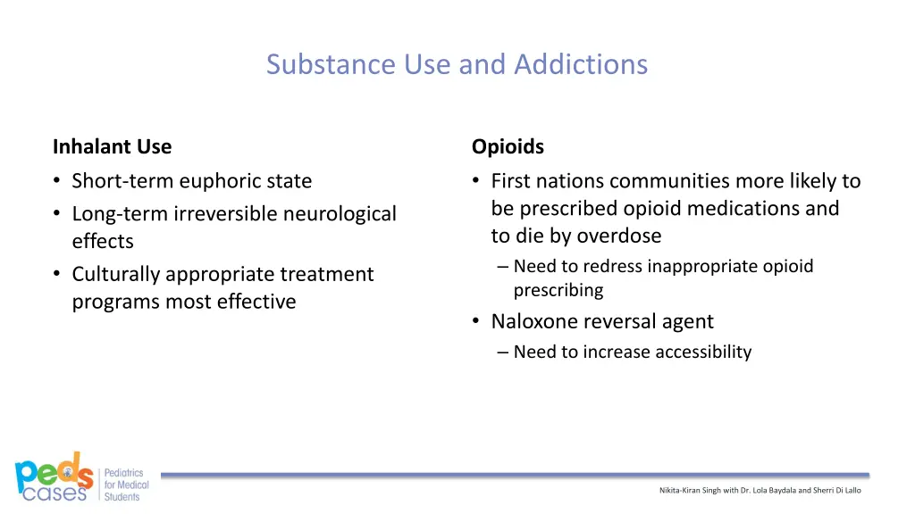 substance use and addictions 2