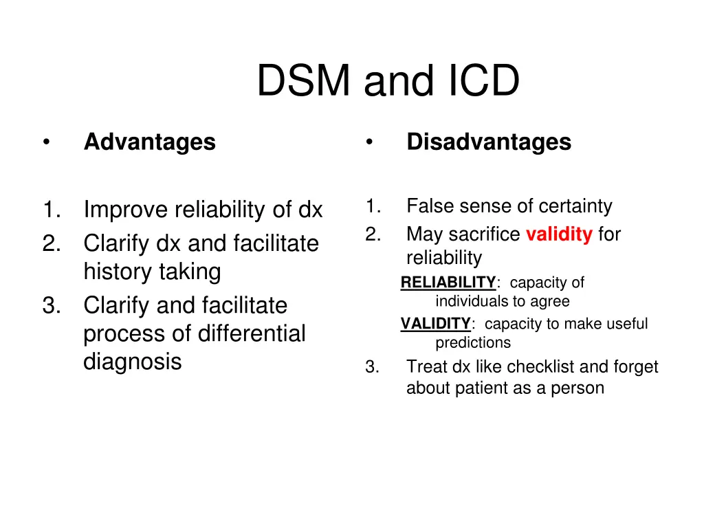 dsm and icd