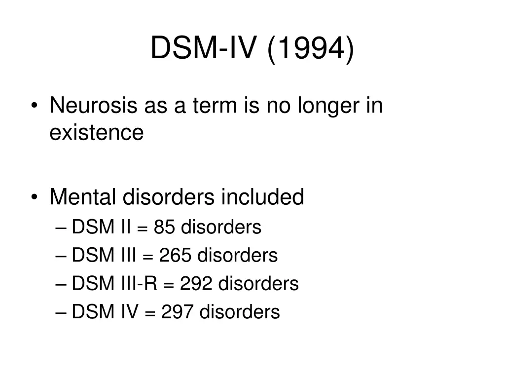 dsm iv 1994