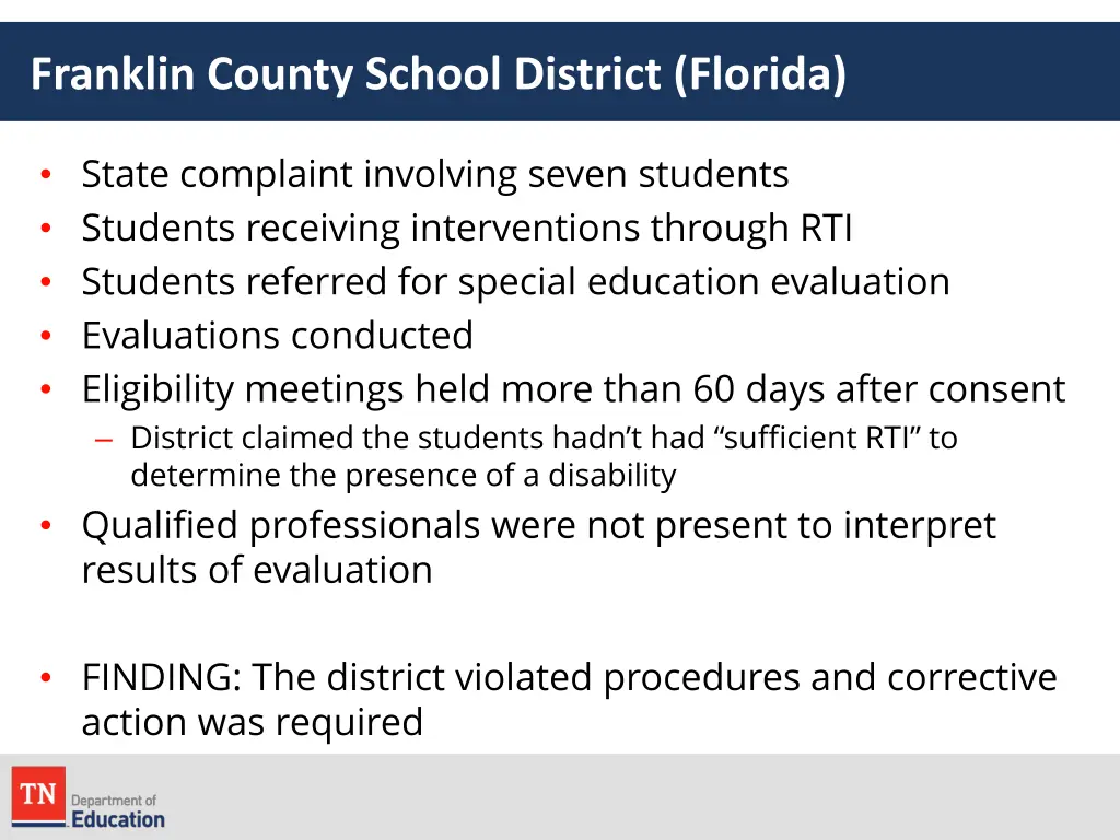 franklin county school district florida