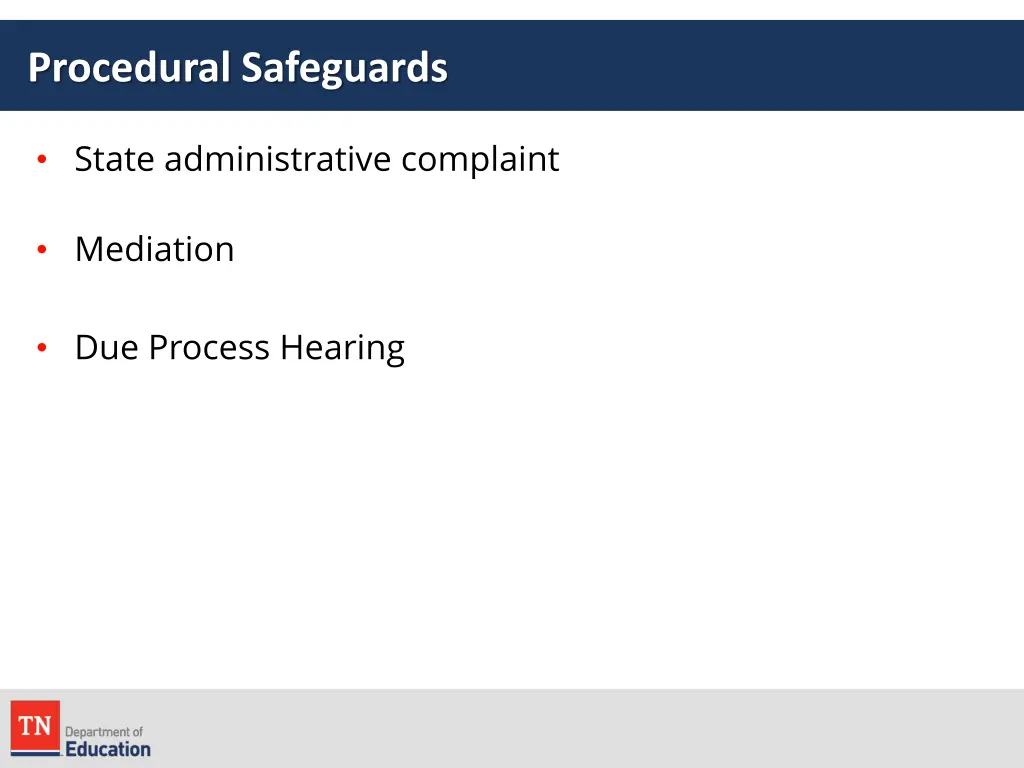 procedural safeguards 1