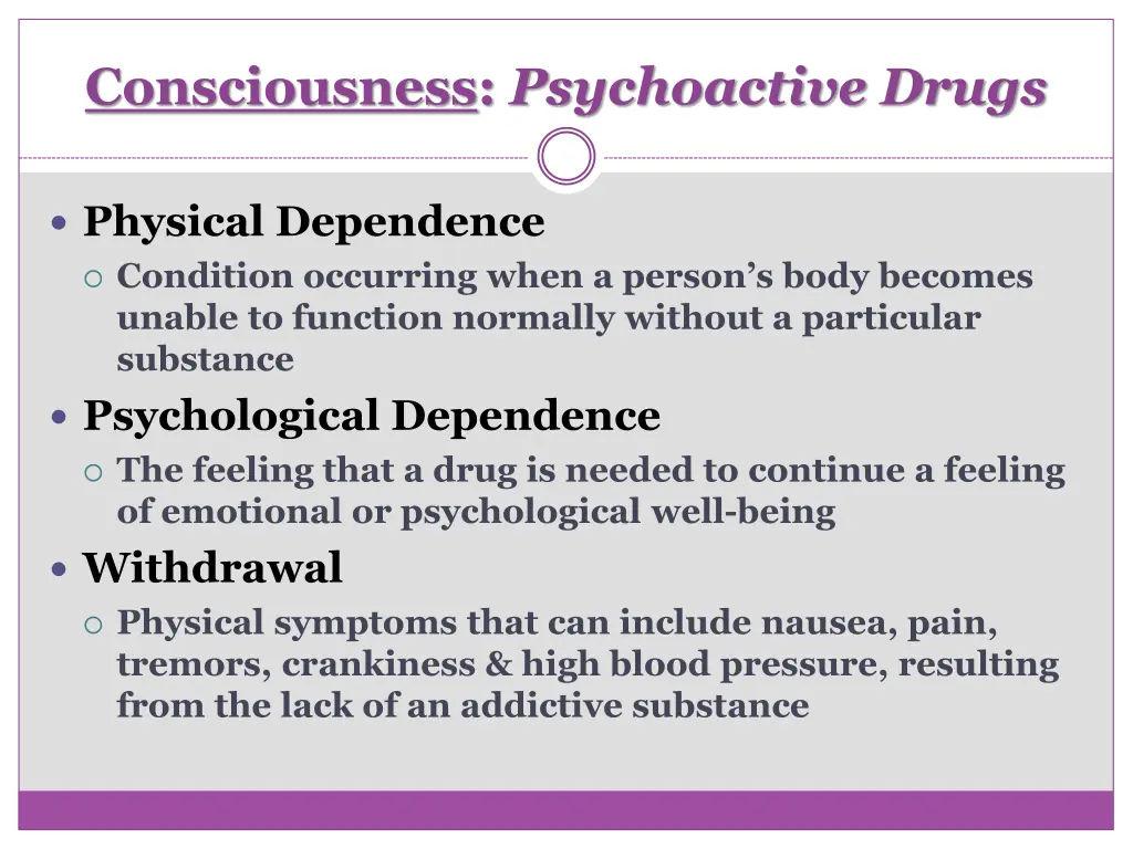 consciousness psychoactive drugs 2