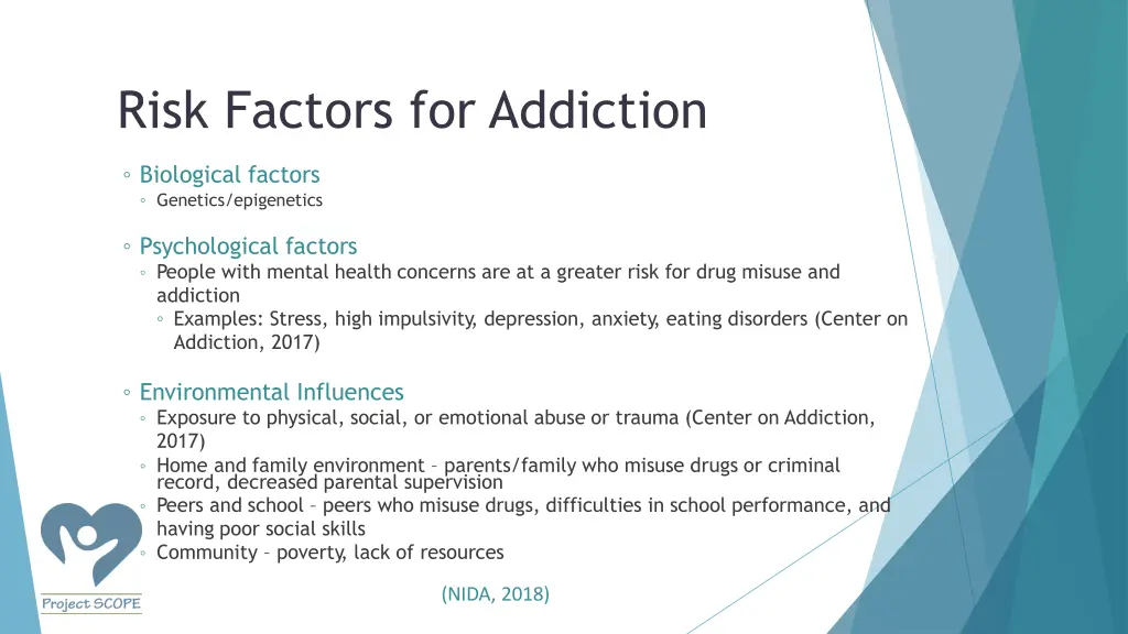 risk factors for addiction