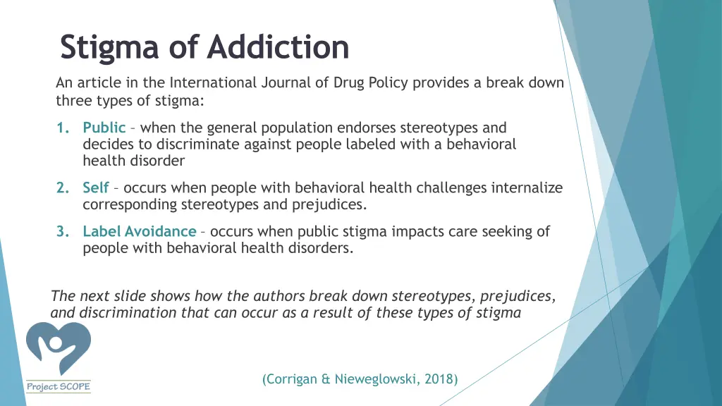 stigma of addiction