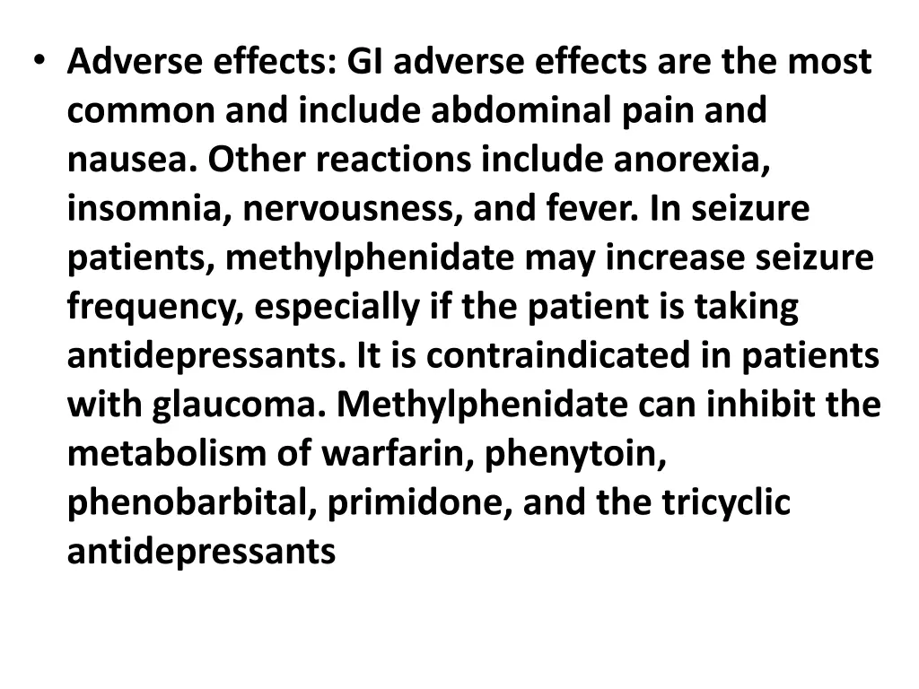 adverse effects gi adverse effects are the most