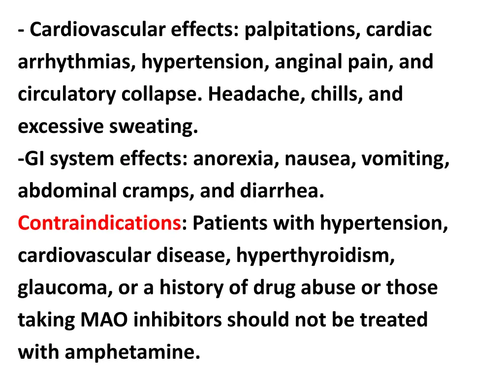 cardiovascular effects palpitations cardiac