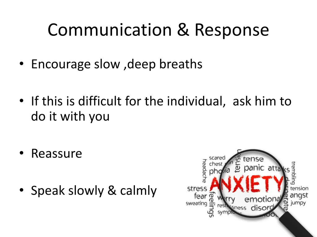 communication response