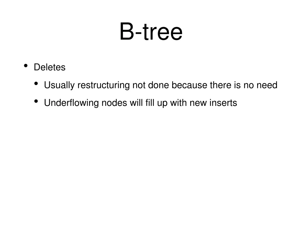 b tree 14