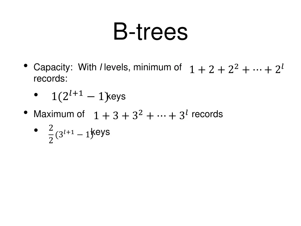 b trees 13