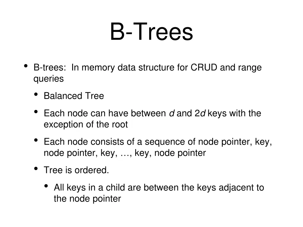 b trees 2