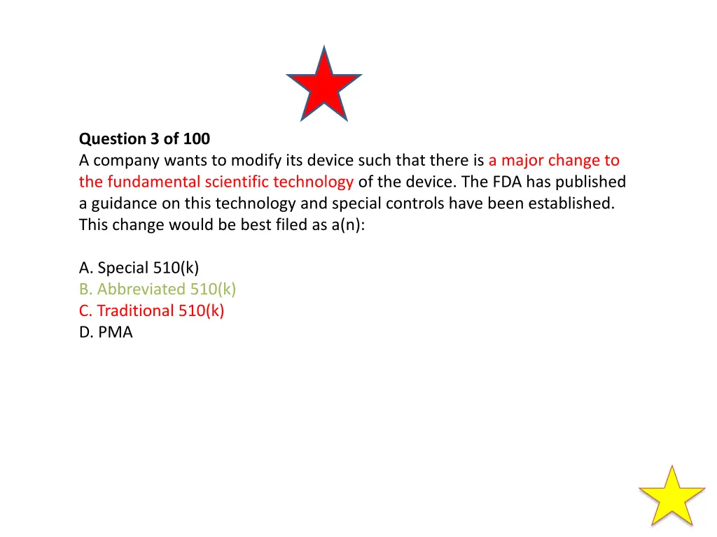 question 3 of 100 a company wants to modify