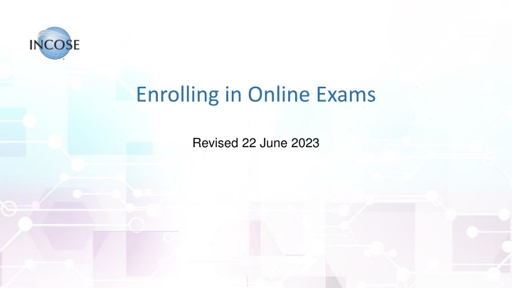 enrolling in online exams