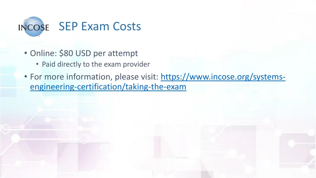 sep exam costs