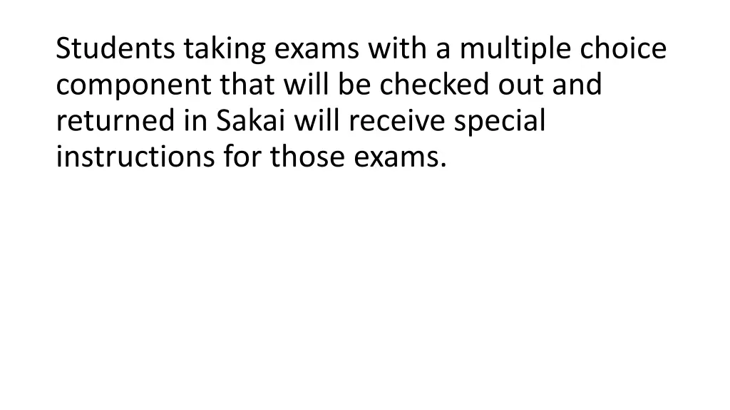 students taking exams with a multiple choice