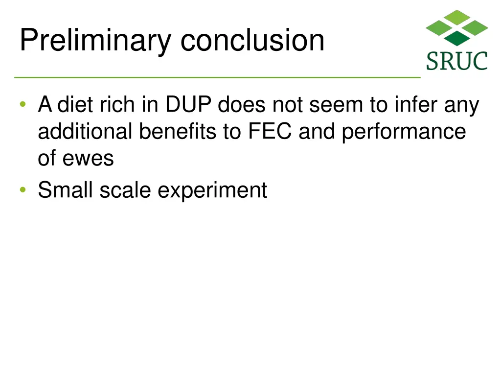 preliminary conclusion 2