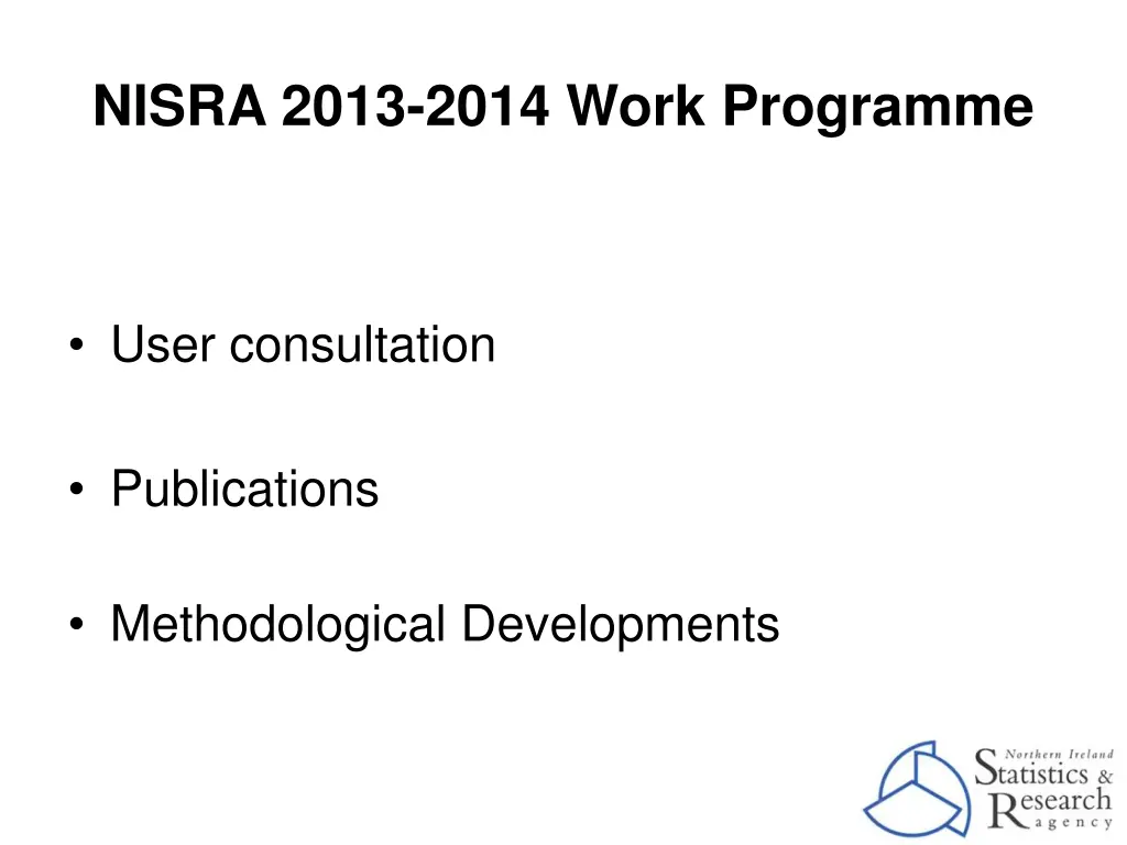 nisra 2013 2014 work programme