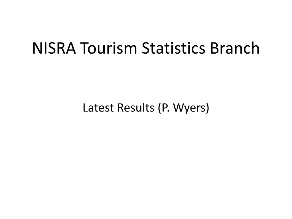 nisra tourism statistics branch