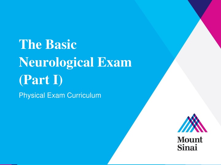 the basic neurological exam part i