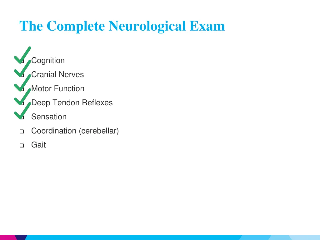 the complete neurological exam 5