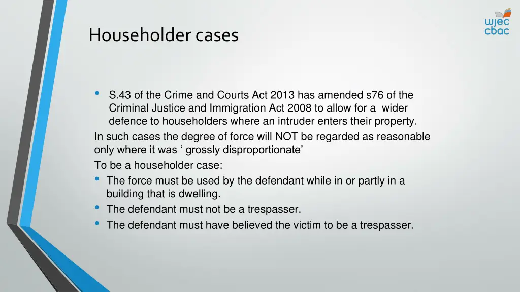 householder cases