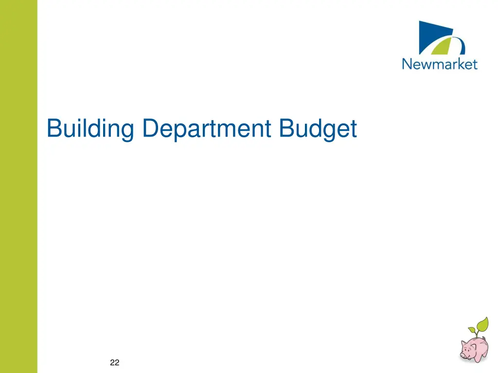 building department budget