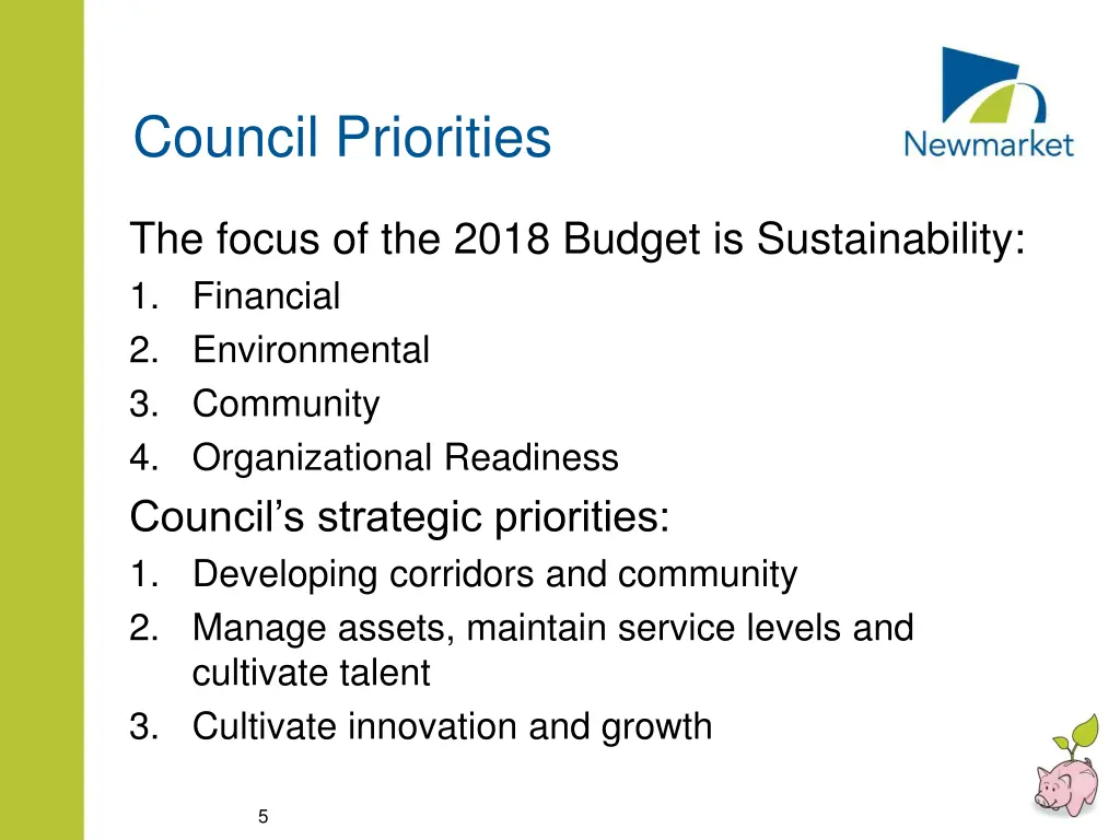 council priorities