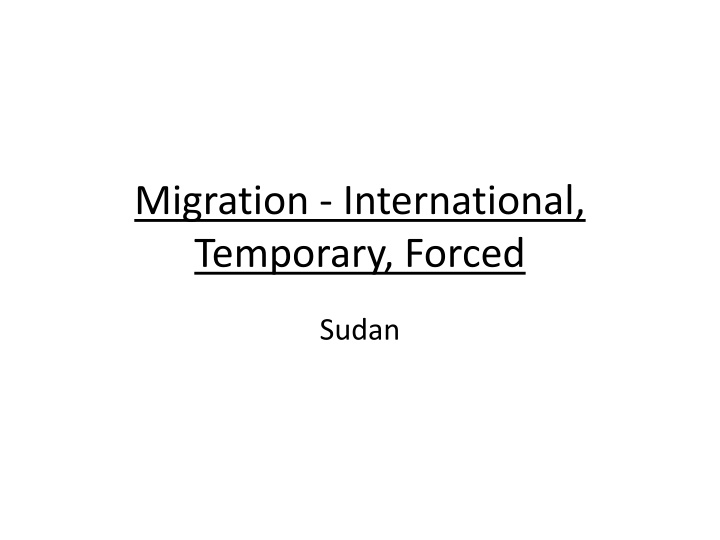 migration international temporary forced