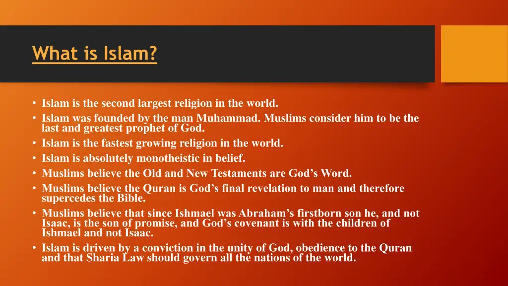 what is islam 1