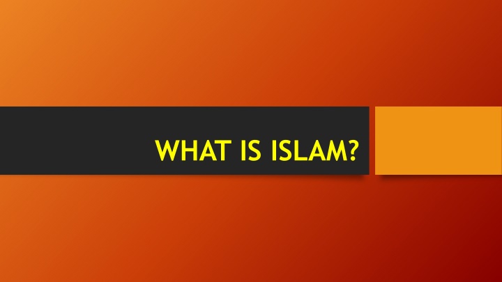 what is islam