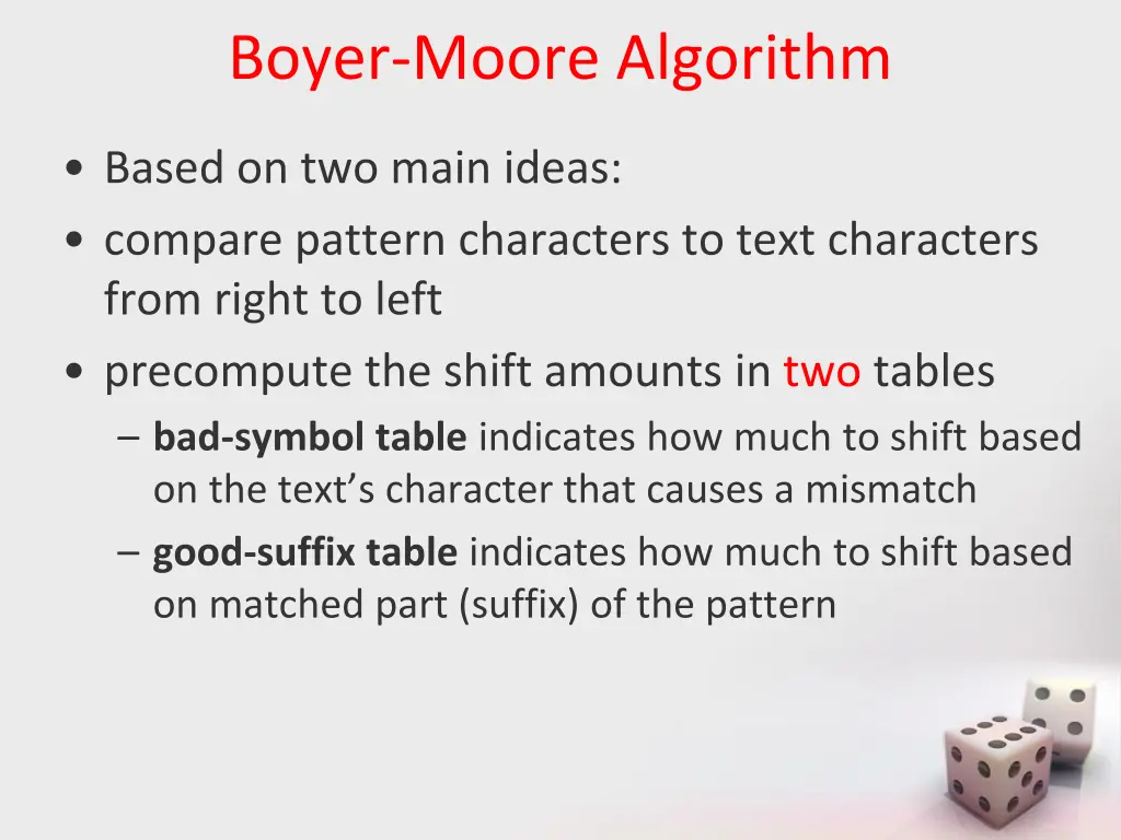 boyer moore algorithm