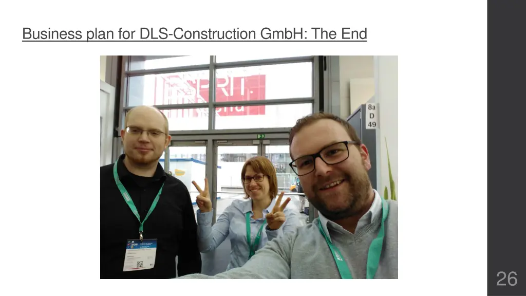 business plan for dls construction gmbh the end