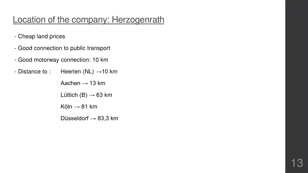 location of the company herzogenrath