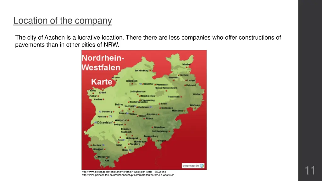 location of the company