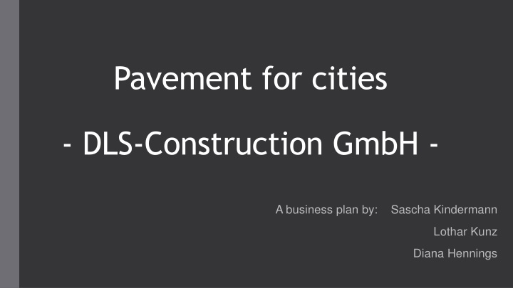 pavement for cities