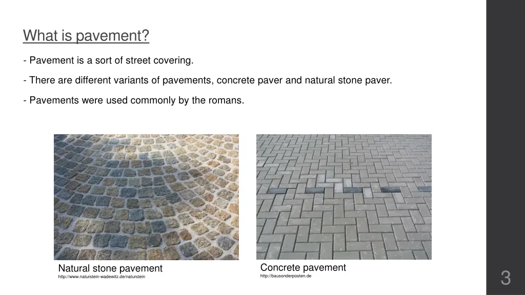 what is pavement