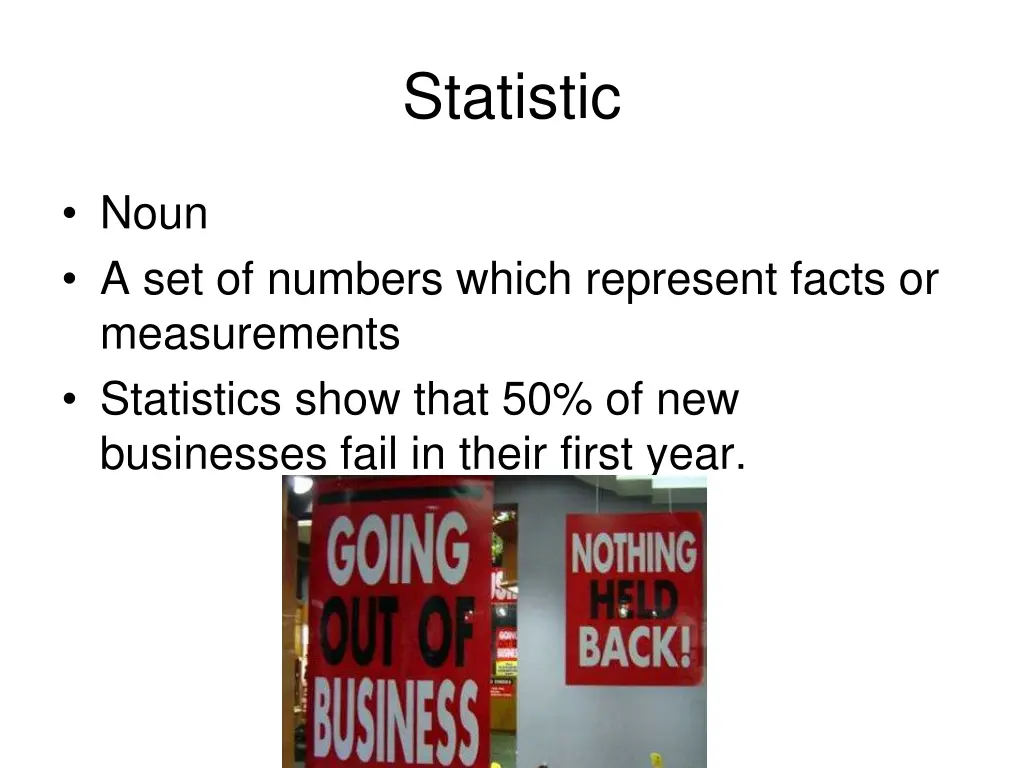 statistic