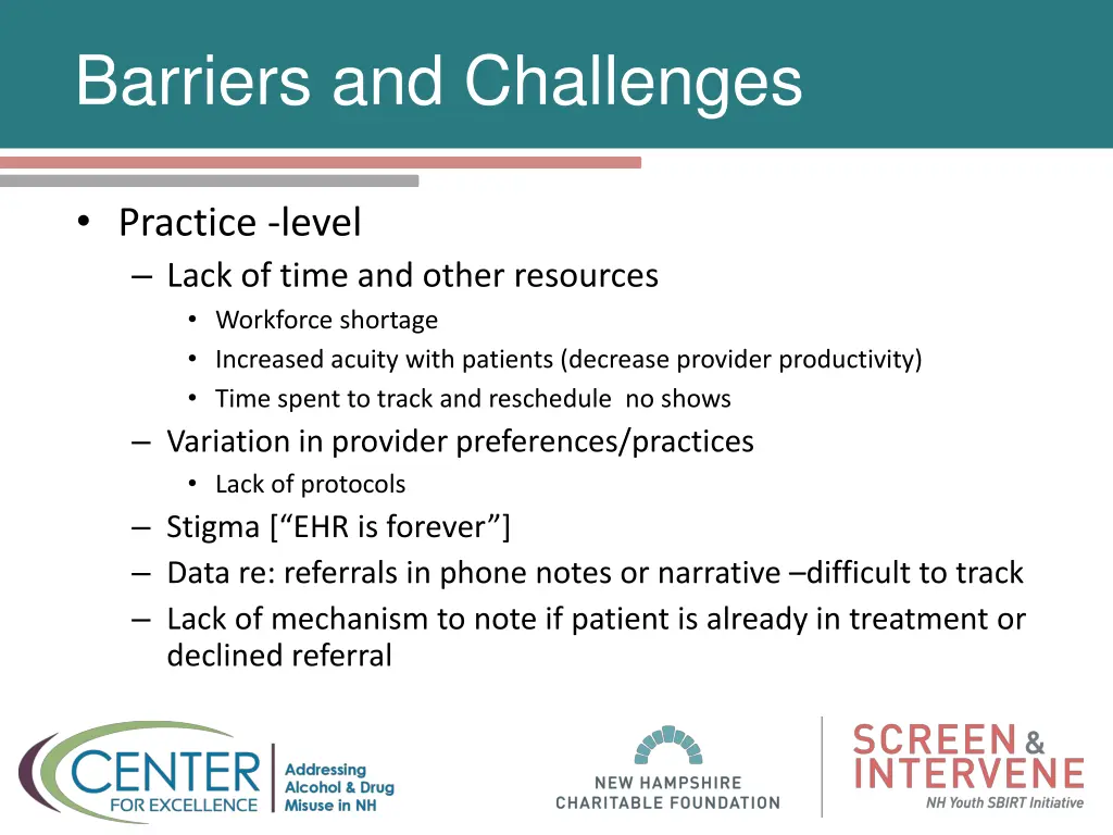 barriers and challenges 1