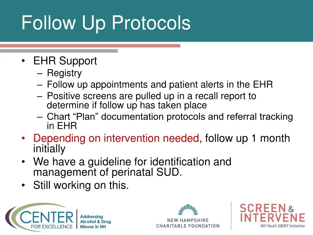 follow up protocols 1