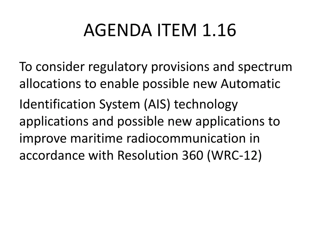 agenda item 1 16