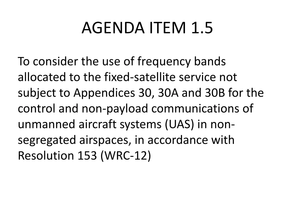 agenda item 1 5