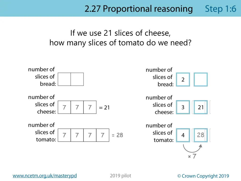 if we use 21 slices of cheese how many slices