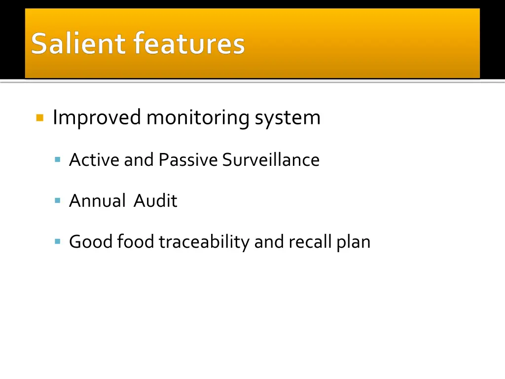 improved monitoring system