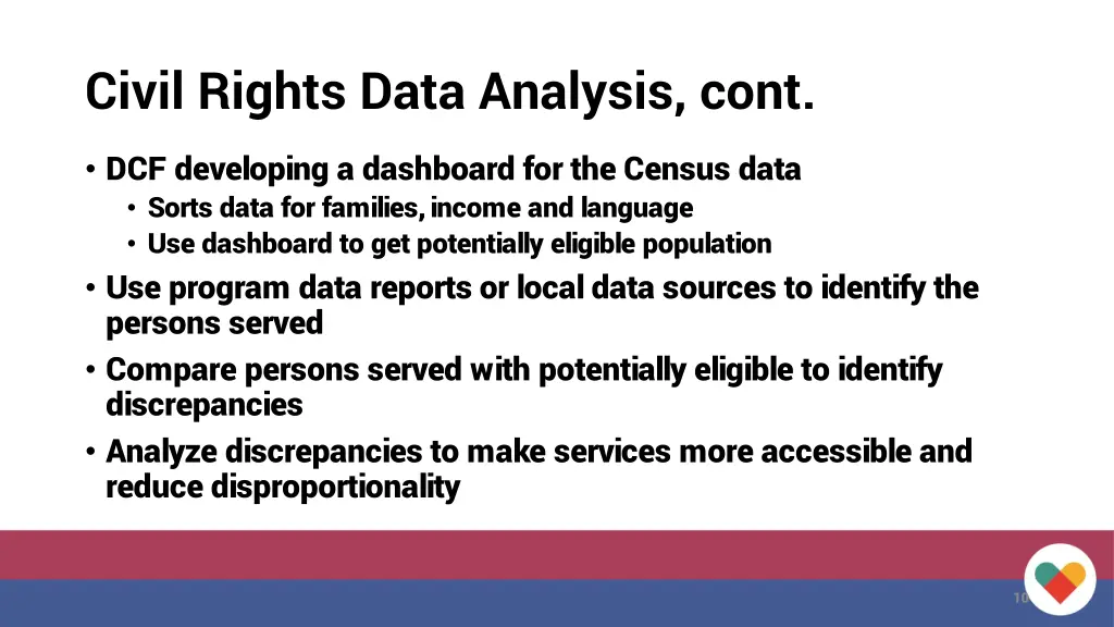 civil rights data analysis cont