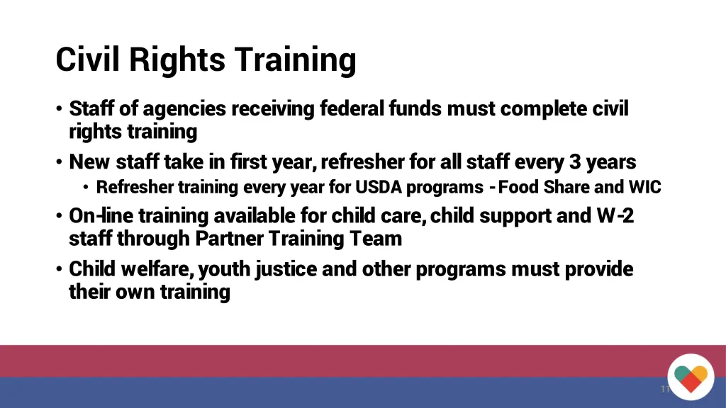 civil rights training